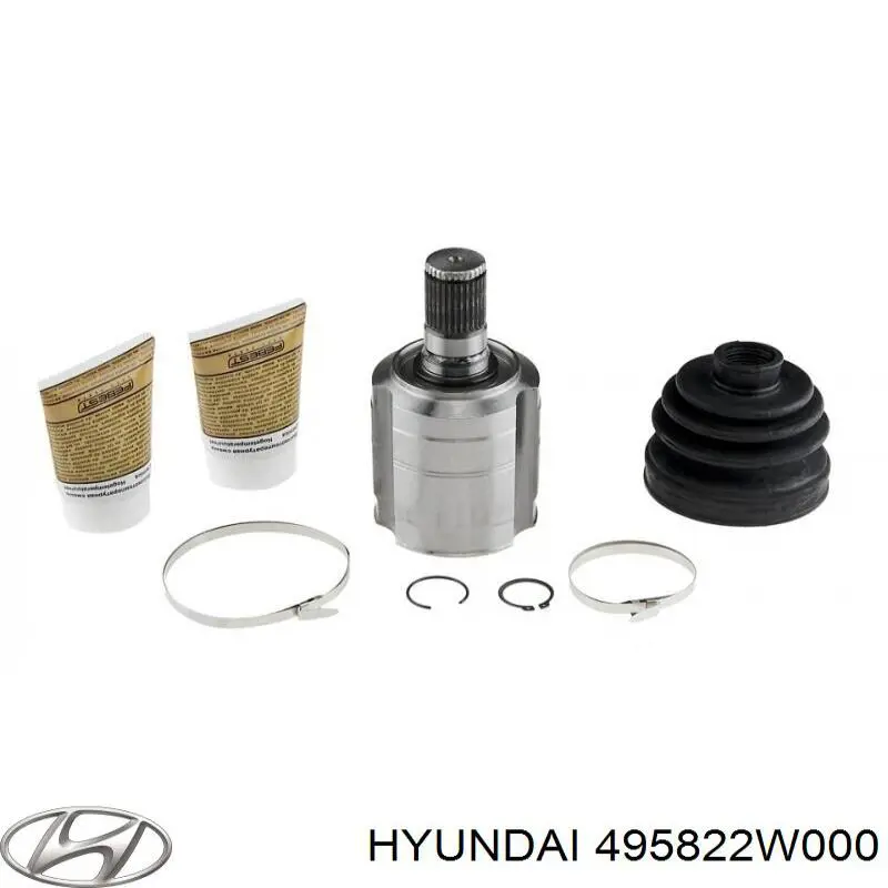 Купити 495822W000 Hyundai/Kia Граната внутрішня, передня, ліва