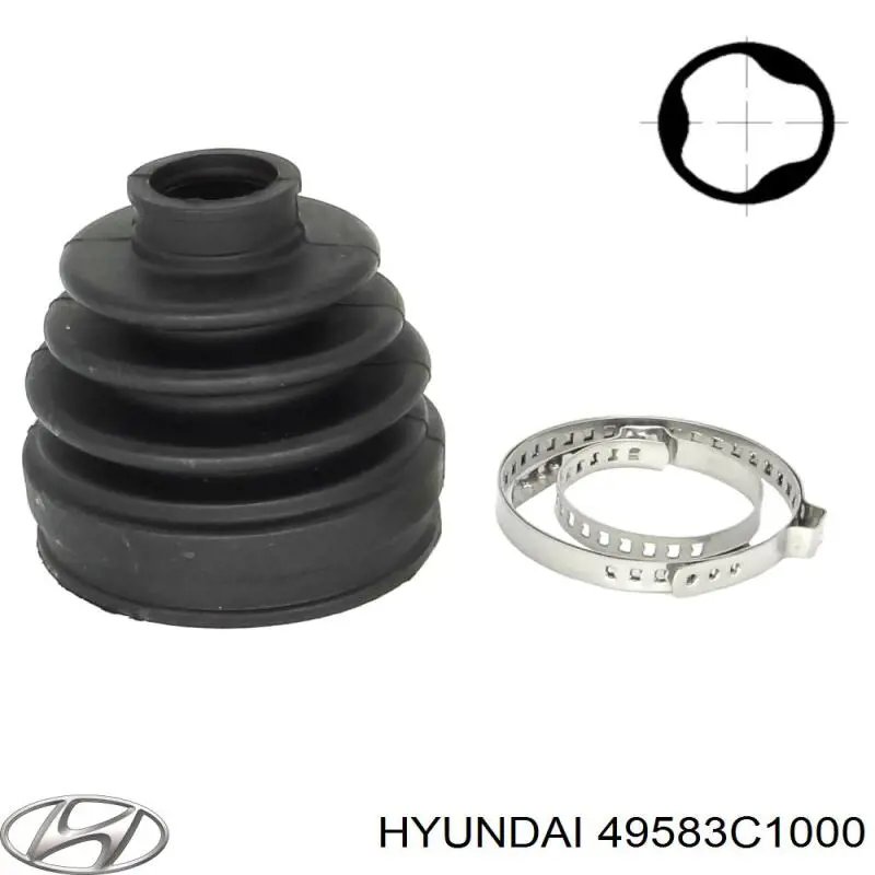 Пильник гранати внутрішній, передній півосі Hyundai Sonata VII седан (LF) (2014 - 2023) ціна, від 24.59 USD