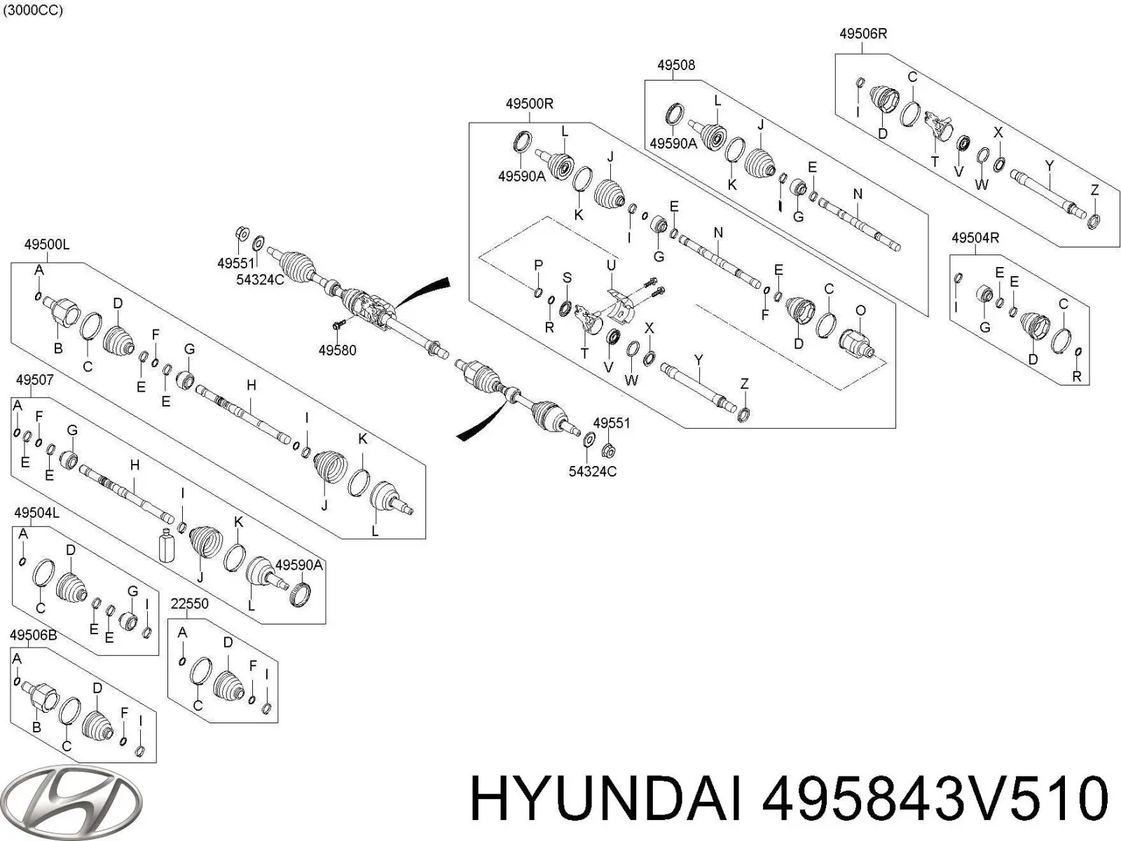  495843V510 Hyundai/Kia