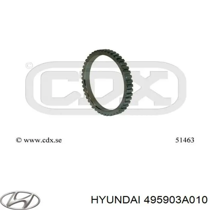Кільце ABS Hyundai/Kia 495903A010 ціна, від 28.81 USD