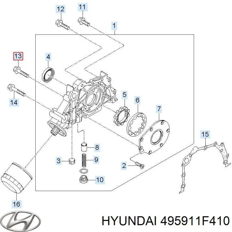 Привід передній лівий Hyundai/Kia 495911F410 ціна, від 58.43 USD
