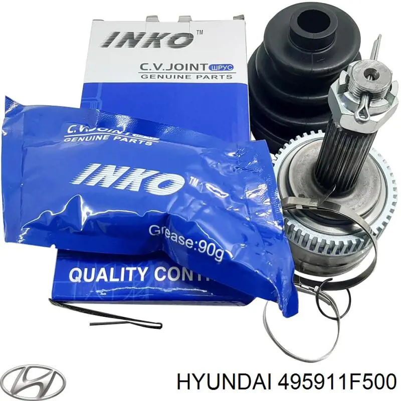 Піввісь передня, права Hyundai/Kia 495911F500 ціна, від 38.95 USD