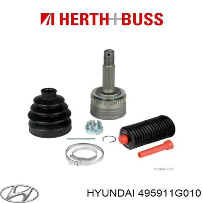 ШРУС зовнішній передній, правий Hyundai/Kia 495911G010 ціна, від 509.39 USD