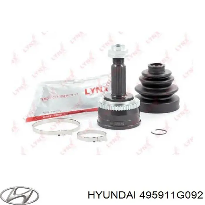 Граната колісна Hyundai/Kia 495911G092 ціна, від 514.57 USD