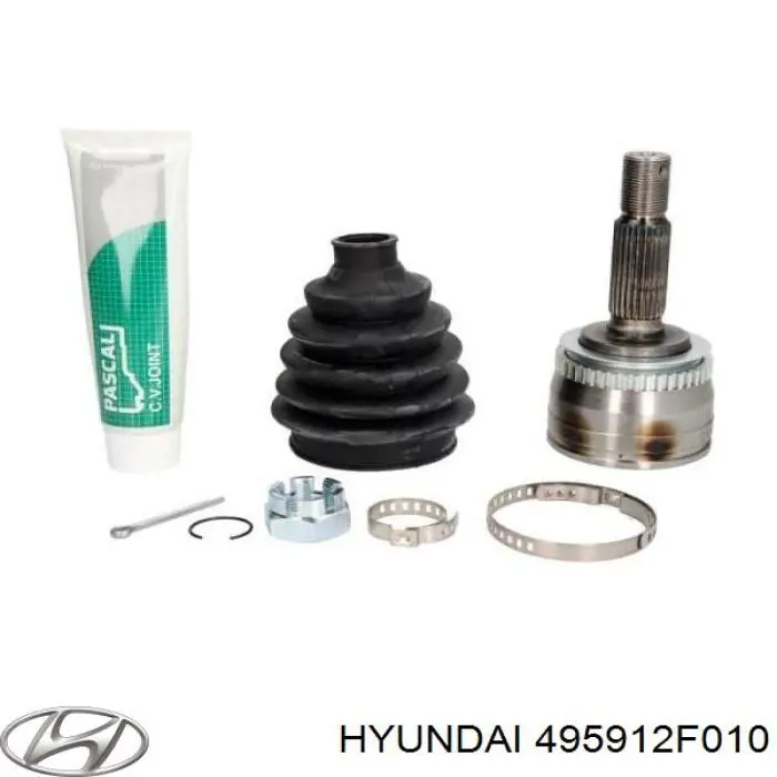 Граната колісна Hyundai/Kia 495912F010 ціна, від 32.14 USD