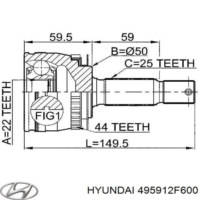Купити BB8012 Posterparts ШРКШ зовнішній передній, правий