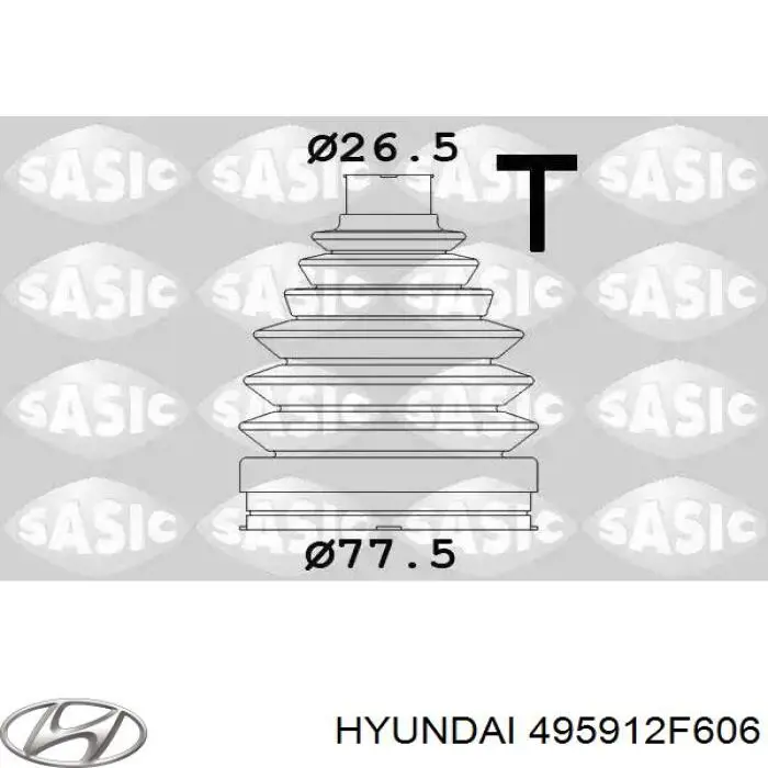 ШРКШ зовнішній передній, лівий Hyundai/Kia 495912F605 ціна, від  USD