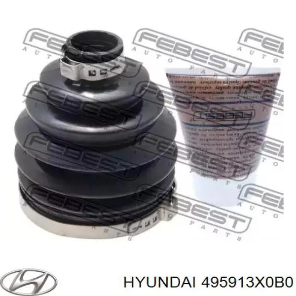 ШРКШ зовнішній передній, правий 495913X0B0 Hyundai/Kia