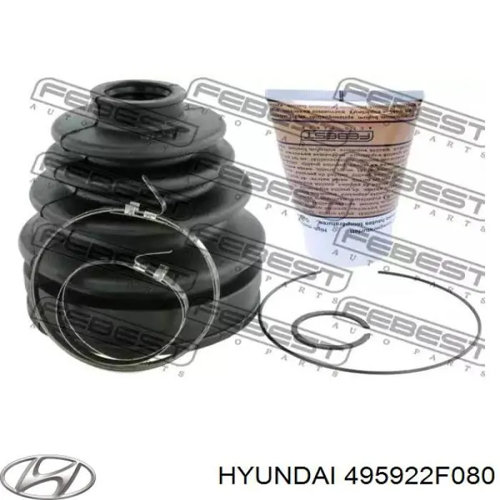 Шарнір кутових швидкостей передній лівий Hyundai/Kia 495922F080 ціна, від  USD