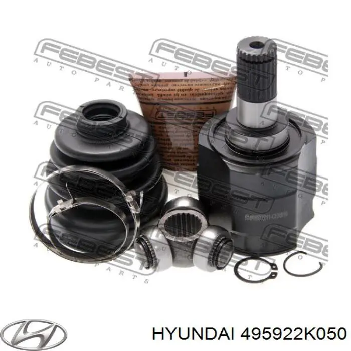 Купити 495922K050 Hyundai/Kia Граната внутрішня, передня, ліва