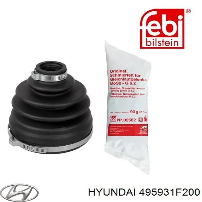 495931F200 Hyundai/Kia Пильник ШРУСа зовнішній, передній піввісі