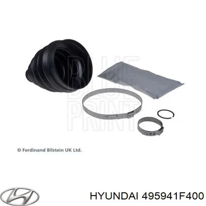 495941F400 Hyundai/Kia Пильник ШРУСа зовнішній, передній піввісі