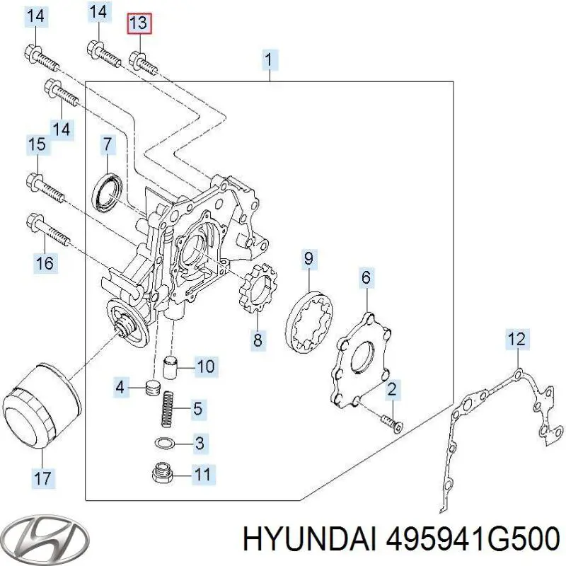 Купити 495941G500 Hyundai/Kia Пильник шарніра приводу