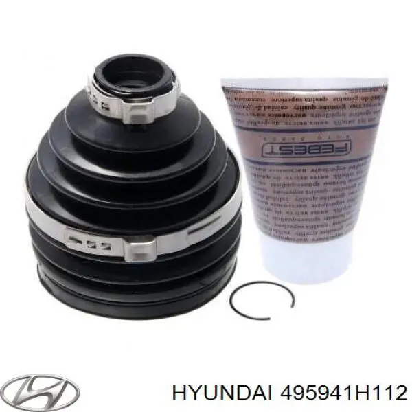 Пильник шарніра кутових швидкостей зовнішній передній Hyundai/Kia 495941H112 ціна, від 11.91 USD