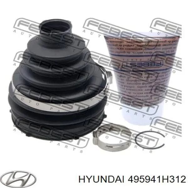 495941H312 Hyundai/Kia Пильник ШРУСа зовнішній, передній піввісі