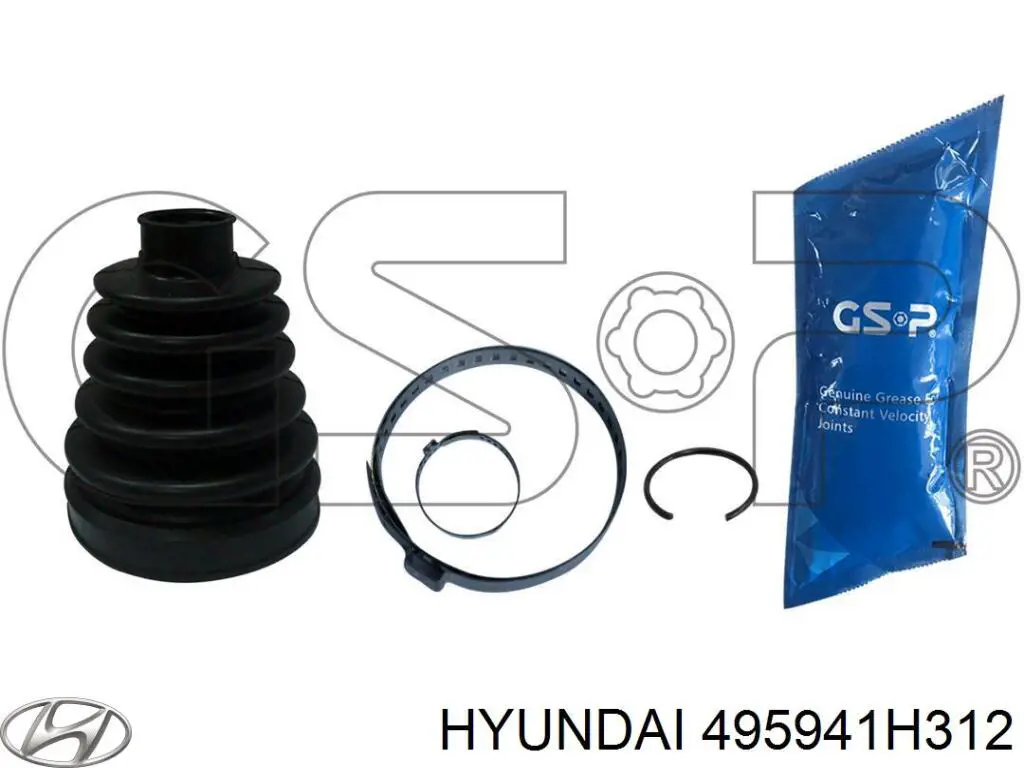 Пильник шарніра кутових швидкостей зовнішній передній Hyundai/Kia 495941H312 ціна, від 13.50 USD