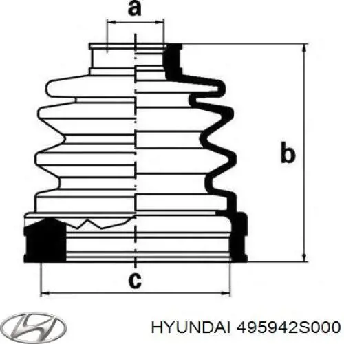  Hyundai/Kia 495942S000 ціна, від 18.83 USD