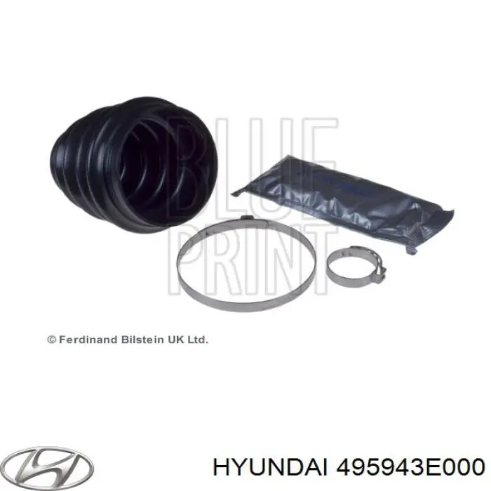 Пильник шарніра кутових швидкостей зовнішній передній Hyundai/Kia 495943E000 ціна, від 8.40 USD