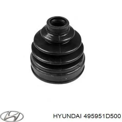 495951D500 Hyundai/Kia Пильник ШРКШ внутрішній, передній півосі
