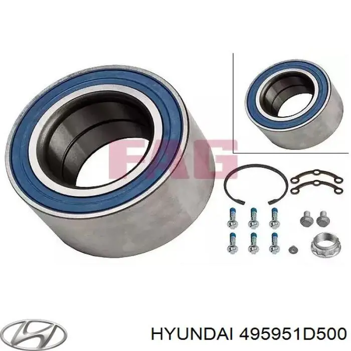 Купити 495951D500 Hyundai/Kia Пильник шарніра кутових швидкостей внутрішній передній
