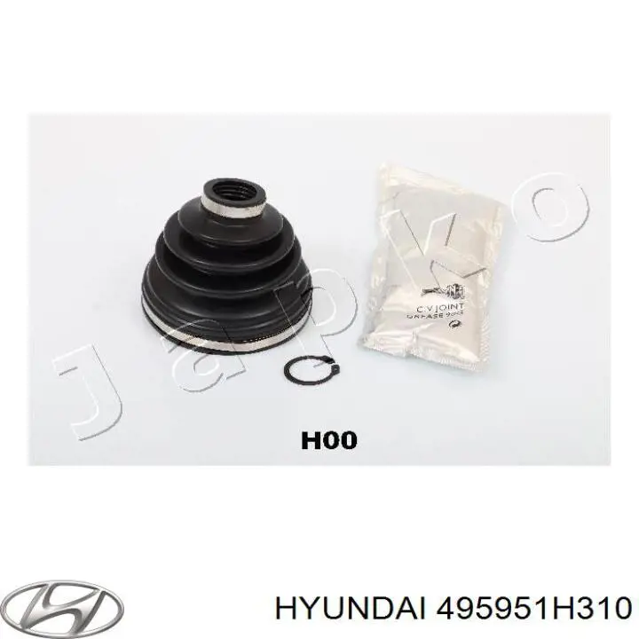 Пильник гранати внутрішній, передній півосі Hyundai/Kia 495951H310 ціна, від 7.17 USD