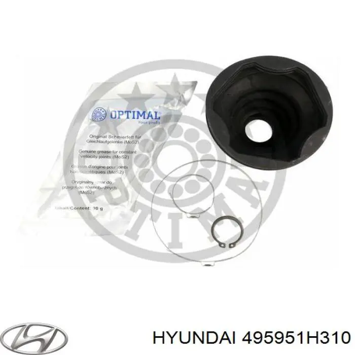 Купити 495951H310 Hyundai/Kia Пильник шарніра кутових швидкостей внутрішній передній