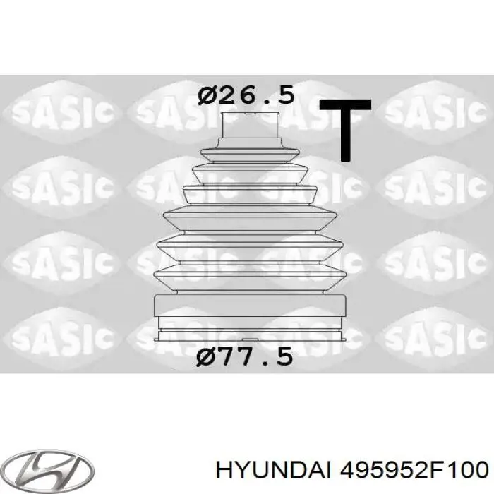 Пильник ШРУСа внутрішній 495952F100 Hyundai/Kia