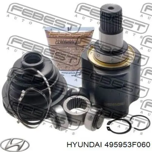  Hyundai/Kia 495953F060 ціна, від 17.00 USD