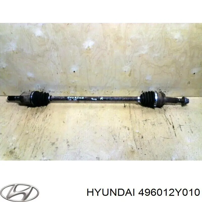 496012Y010 Hyundai/Kia Піввісь задня, права