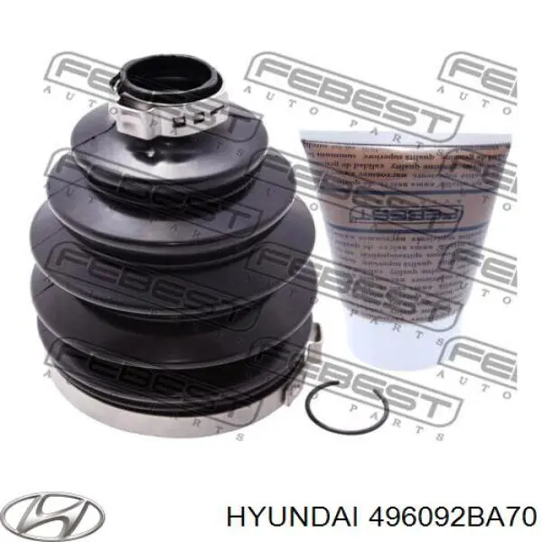 Купити 496092BA70 Hyundai/Kia Пильники ШРКШів передній піввісі, комплект