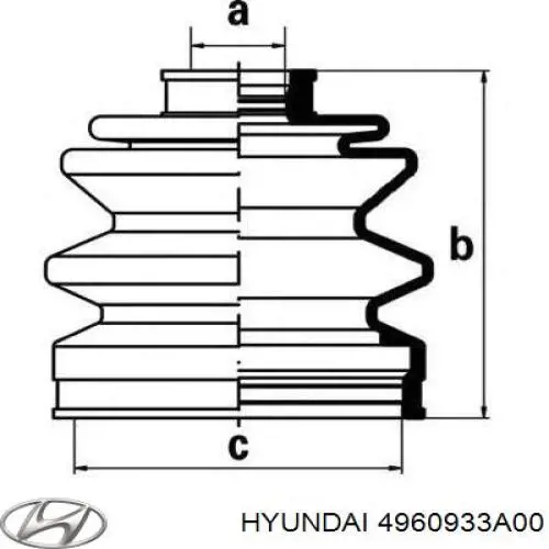  4960933A00 Hyundai/Kia