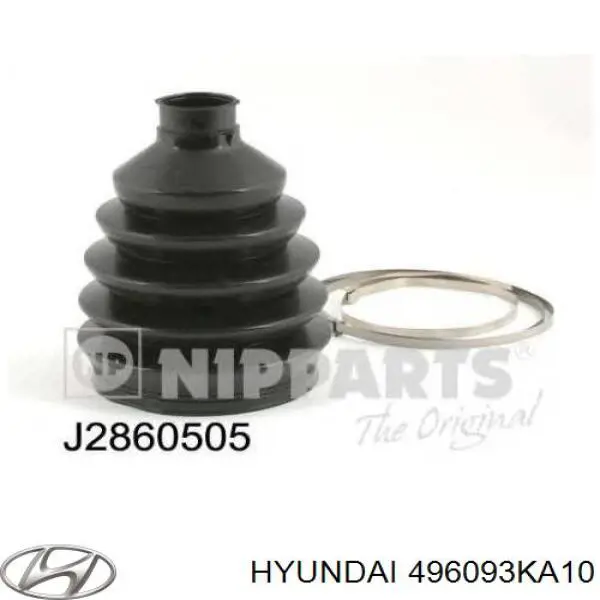 Пильник ШРУСа зовнішній, правий Hyundai/Kia 496093KA10 ціна, від 1.04 USD
