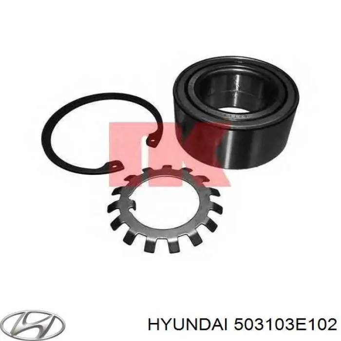 503103E102 Hyundai/Kia Підшипник маточини передньої