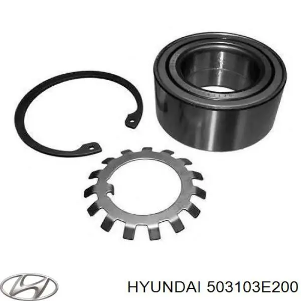 Комплект підшипник маточини передньої Hyundai/Kia 503103E200 ціна, від 19.24 USD