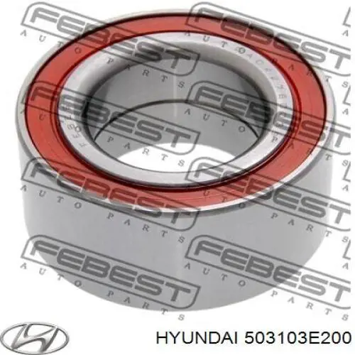 Комплект підшипник маточини передньої Hyundai/Kia 503103E200 ціна, від 19.24 USD
