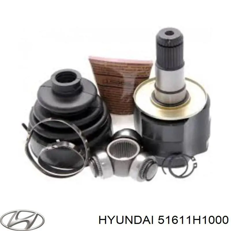 Шарнір кутових швидкостей передній лівий Hyundai/Kia 51611H1000 ціна, від 33.76 USD