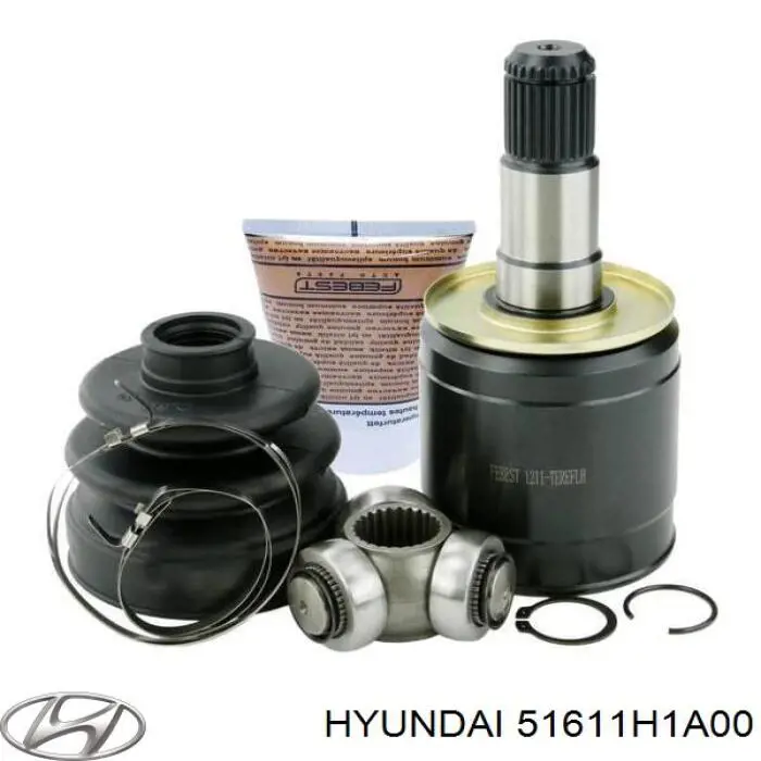 ШРУС внутрішній, передній, лівий Hyundai/Kia 51611H1A00 ціна, від 36.29 USD