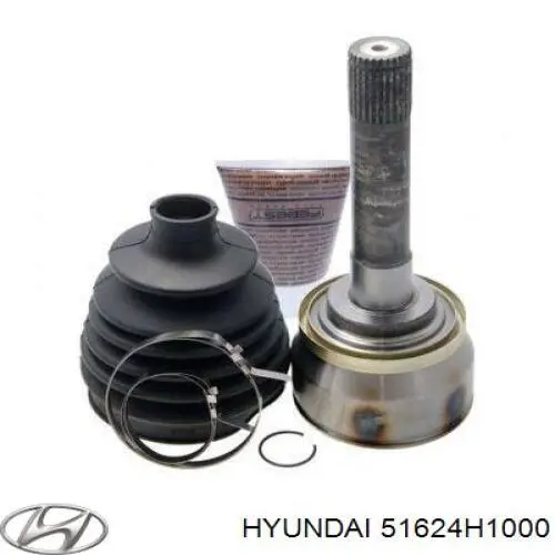 51624H1000 Hyundai/Kia шрус зовнішній передній