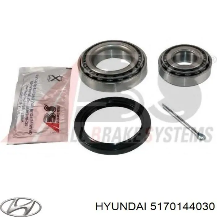 5170144030 Hyundai/Kia підшипник маточини передньої, внутрішній