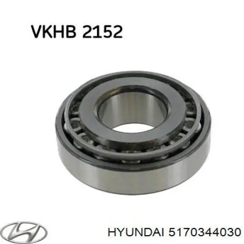 Комплект підшипник маточини передньої Hyundai/Kia 5170344030 ціна, від 9.42 USD