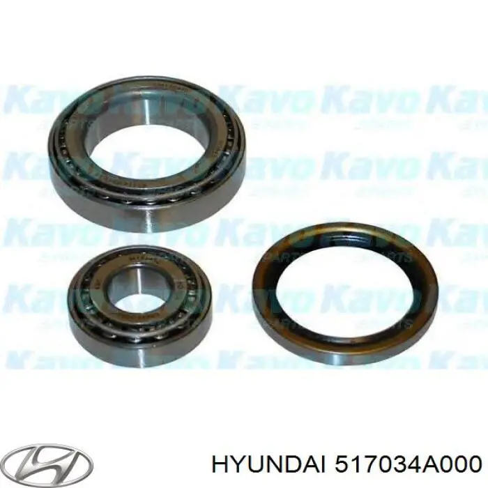 Купити 517034A000 Hyundai/Kia Підшипник ступиці передньої