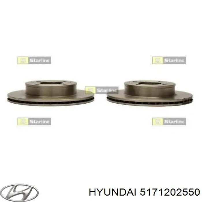 Купити 5171202550 Hyundai/Kia Ротор гальмівний