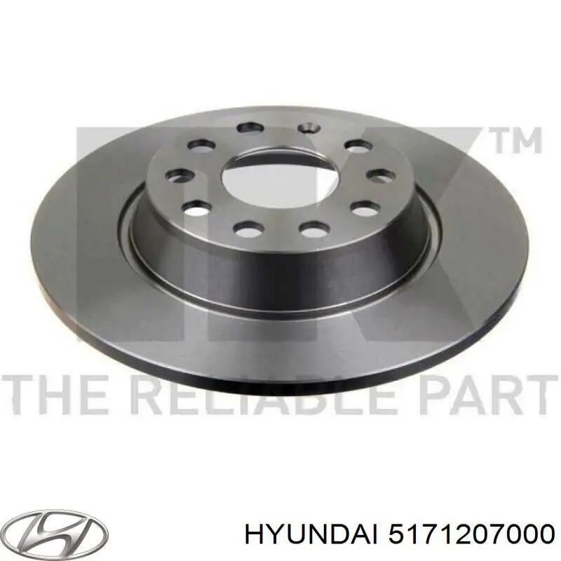 Купити 5171207000 Hyundai/Kia Ротор гальмівний