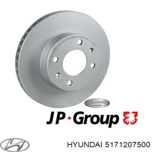 Купити 5171207500 Hyundai/Kia Ротор гальмівний