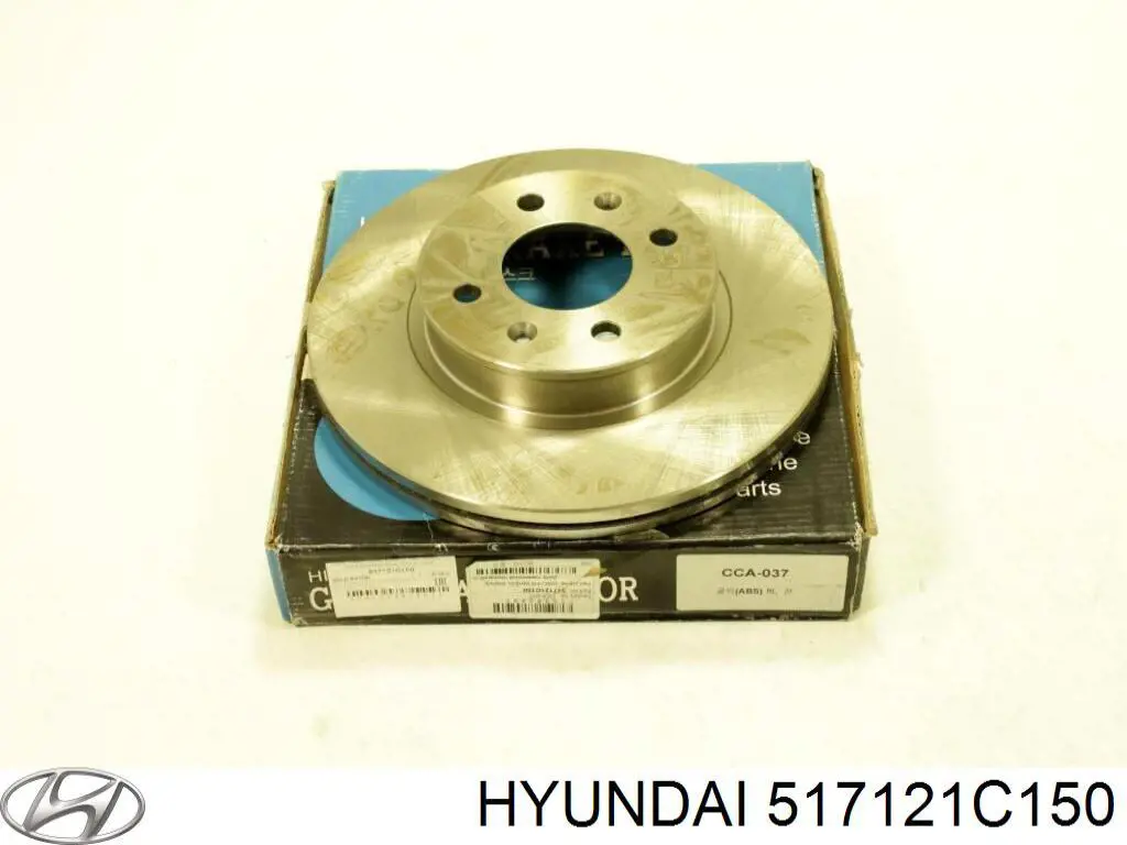 517121C150 Hyundai/Kia Гальмо дискове переднє