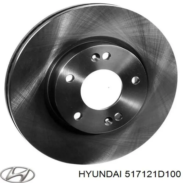 Гальмівні диски передні 517121D100 Hyundai/Kia