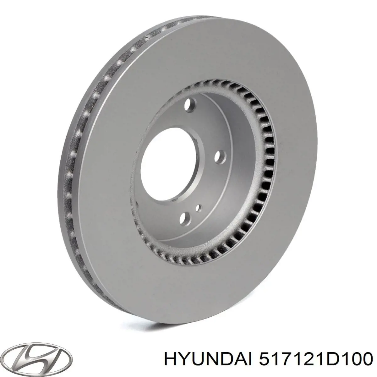 Диск гальмівний передній Hyundai/Kia 517121D100