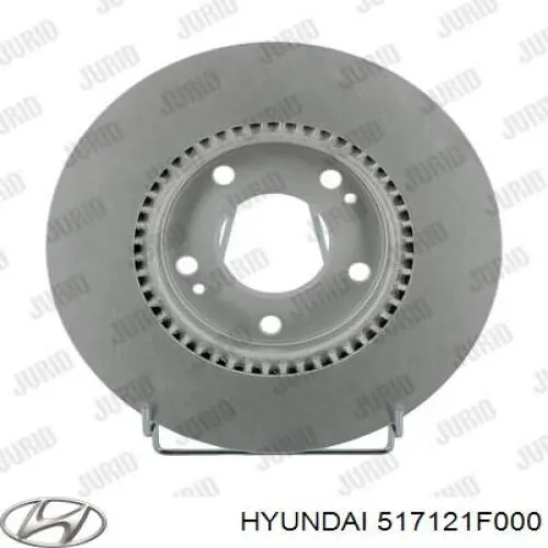 Диск переднього гальма Hyundai/Kia 517121F000 ціна, від 36.84 USD