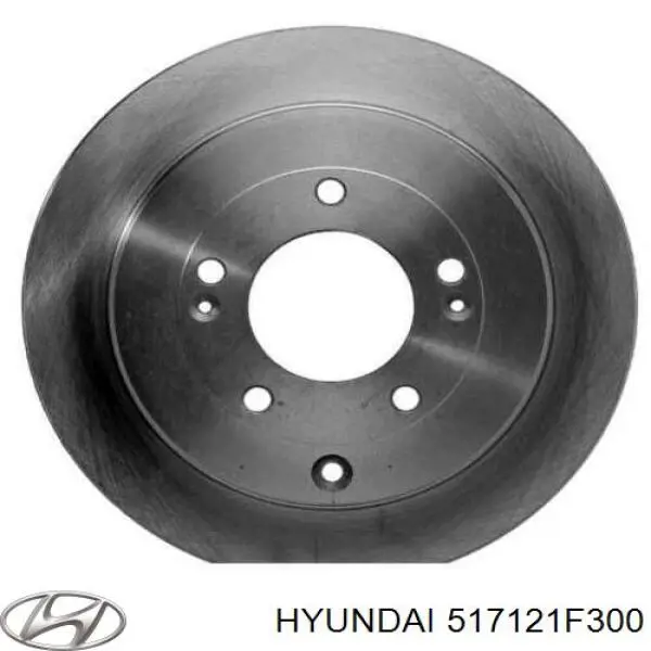 Гальмівні диски передні 517121F300 Hyundai/Kia