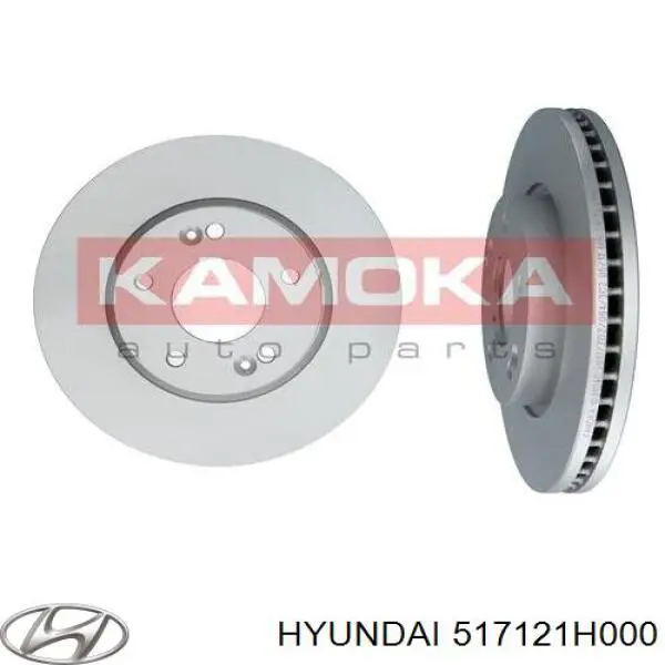 Диск переднього гальма Hyundai/Kia 517121H000 ціна, від 31.71 USD